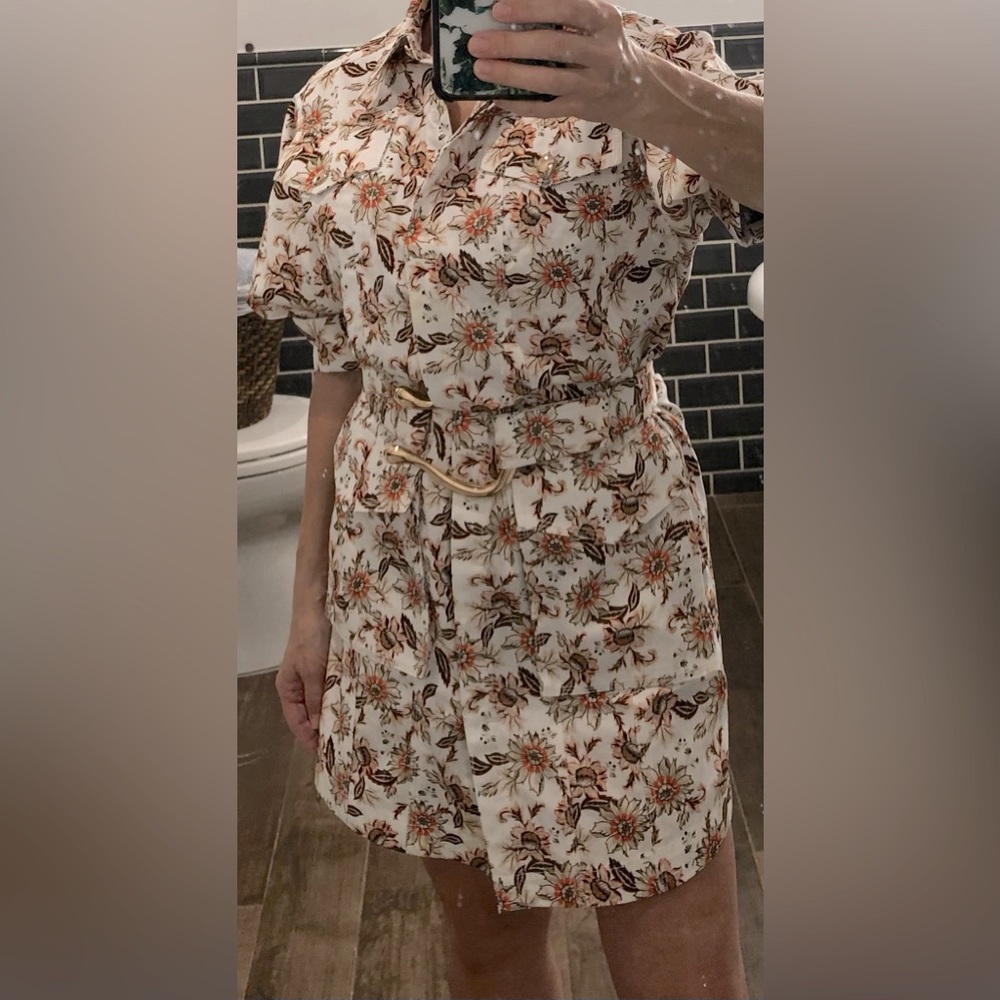 Acler Floral Print Dress.